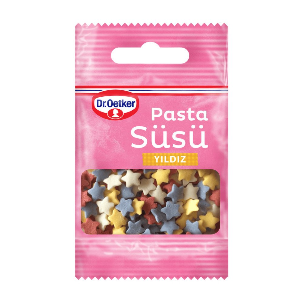 Dr.Oetker Yıldızlar Pasta Süsü 10 g x 25 Adet