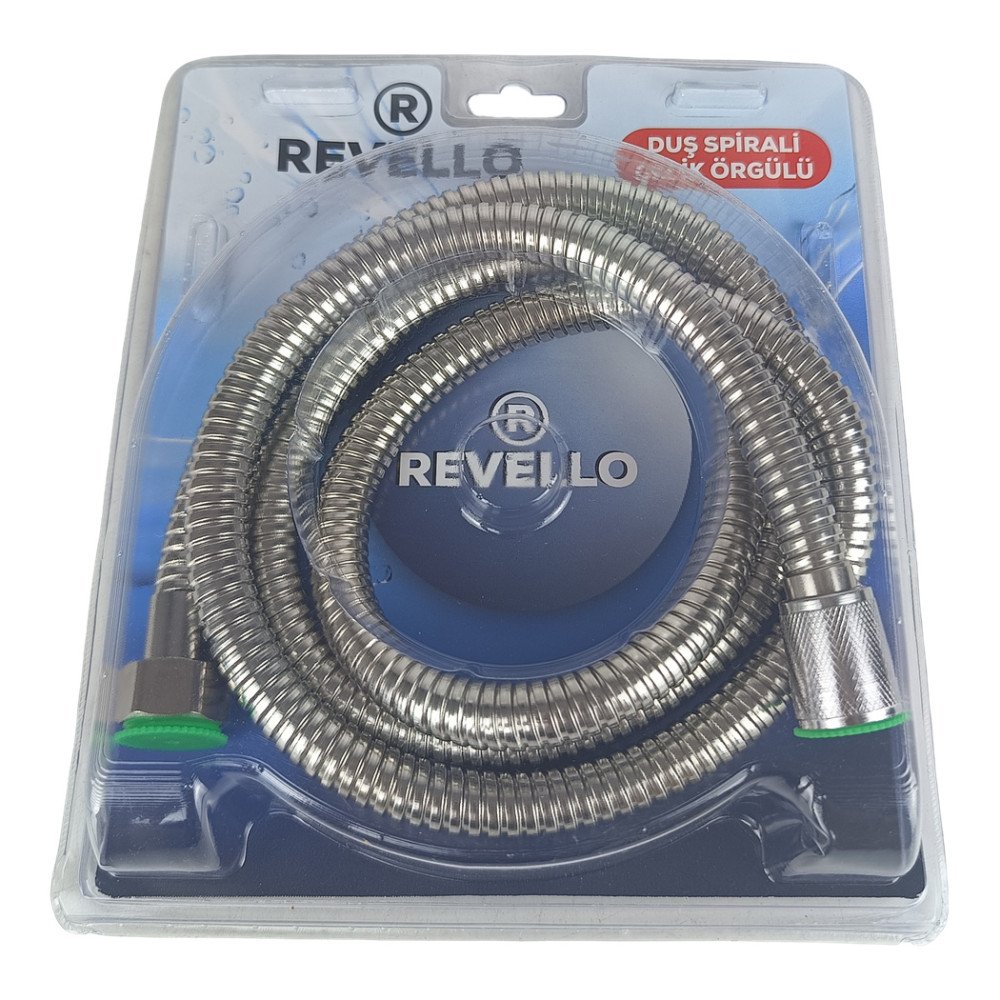Revello Çelik Örgülü Duş Spirali ve Hortumu