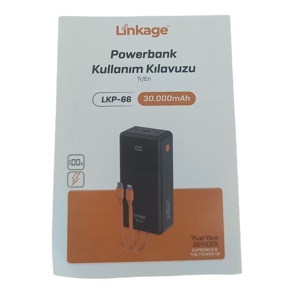 Linkage LKP-66 30.000 mAh Hızlı Şarjlı Taşınabilir Powerbank