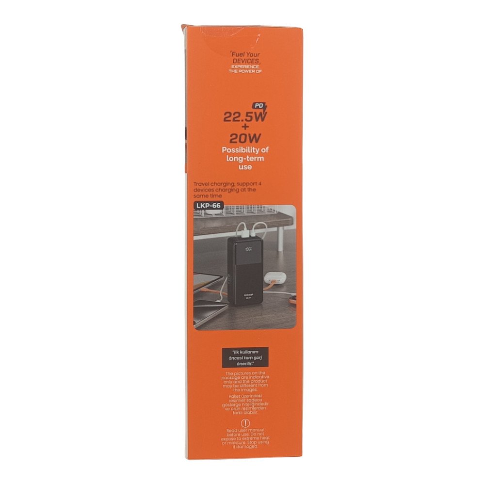 Linkage LKP-66 30.000 mAh Hızlı Şarjlı Taşınabilir Powerbank