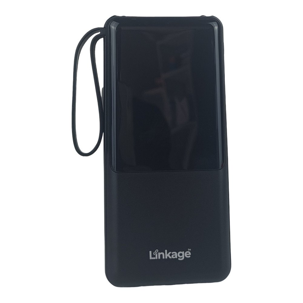 Linkage LKP-52 10.000 mAh Dahili Type-C, Micro USB ve Lightning Kablolu LCD Powerbank