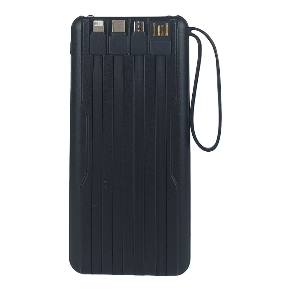 Linkage LKP-52 10.000 mAh Dahili Type-C, Micro USB ve Lightning Kablolu LCD Powerbank