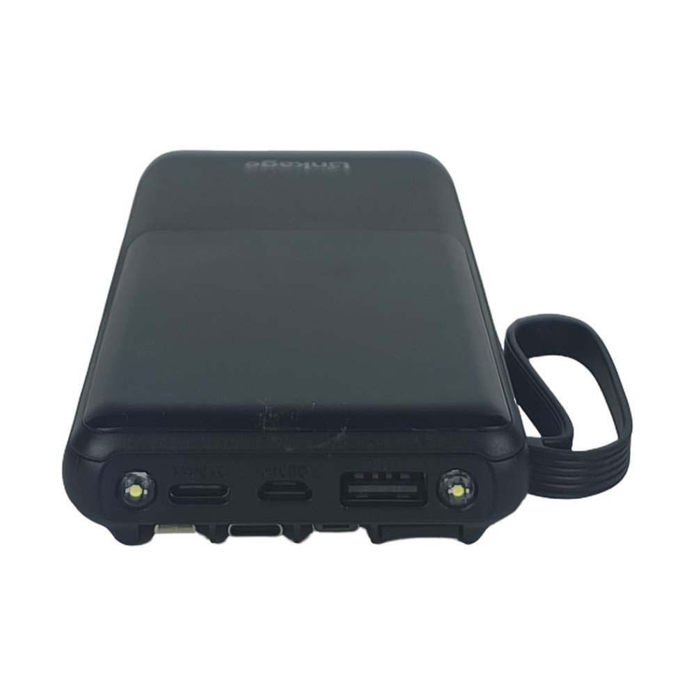 Linkage LKP-52 10.000 mAh Dahili Type-C, Micro USB ve Lightning Kablolu LCD Powerbank