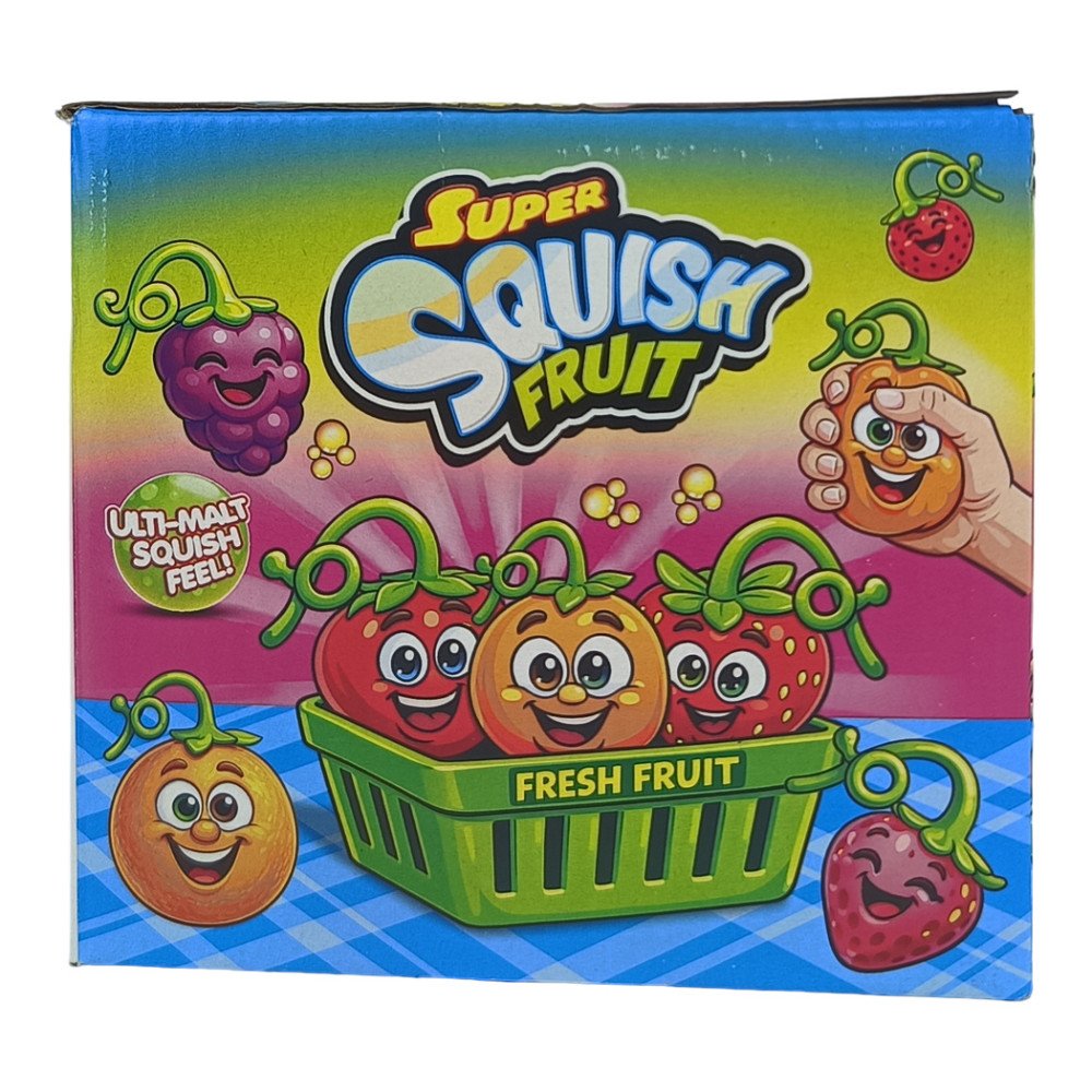 Super Squish 5967 İkili Meyveli Beyin Stres Oyuncağı 12'li