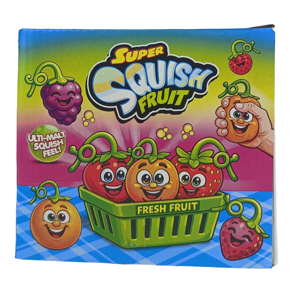 Super Squish 5967 İkili Meyveli Beyin Stres Oyuncağı 12'li