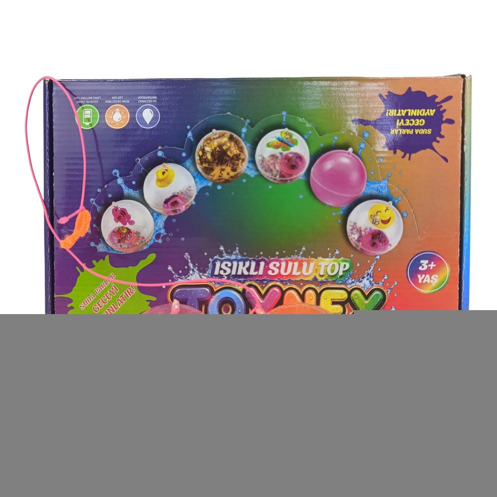 Toynex Işıklı Sulu Stres Topu 12'li