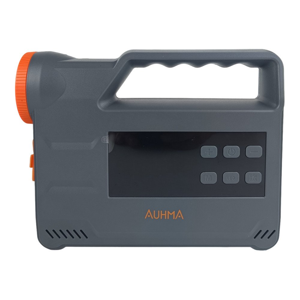 Auhma A9933 4'ü 1 Arada 12.000 mAh Akü Takviye, Hava Pompası, Powerbank ve Dijital Fener