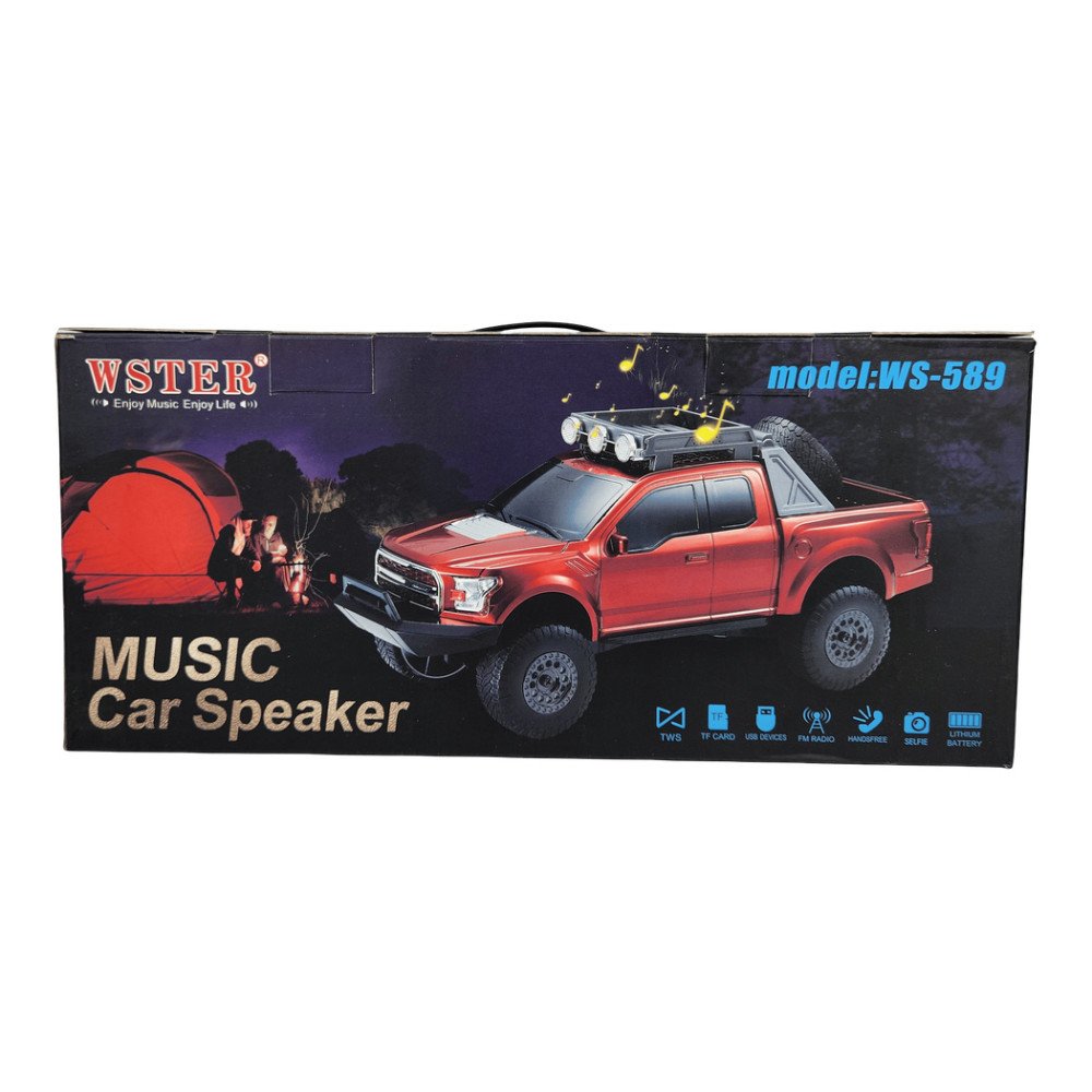 Wster Araba Figürlü Kablosuz Hoparlör 7W WS-589