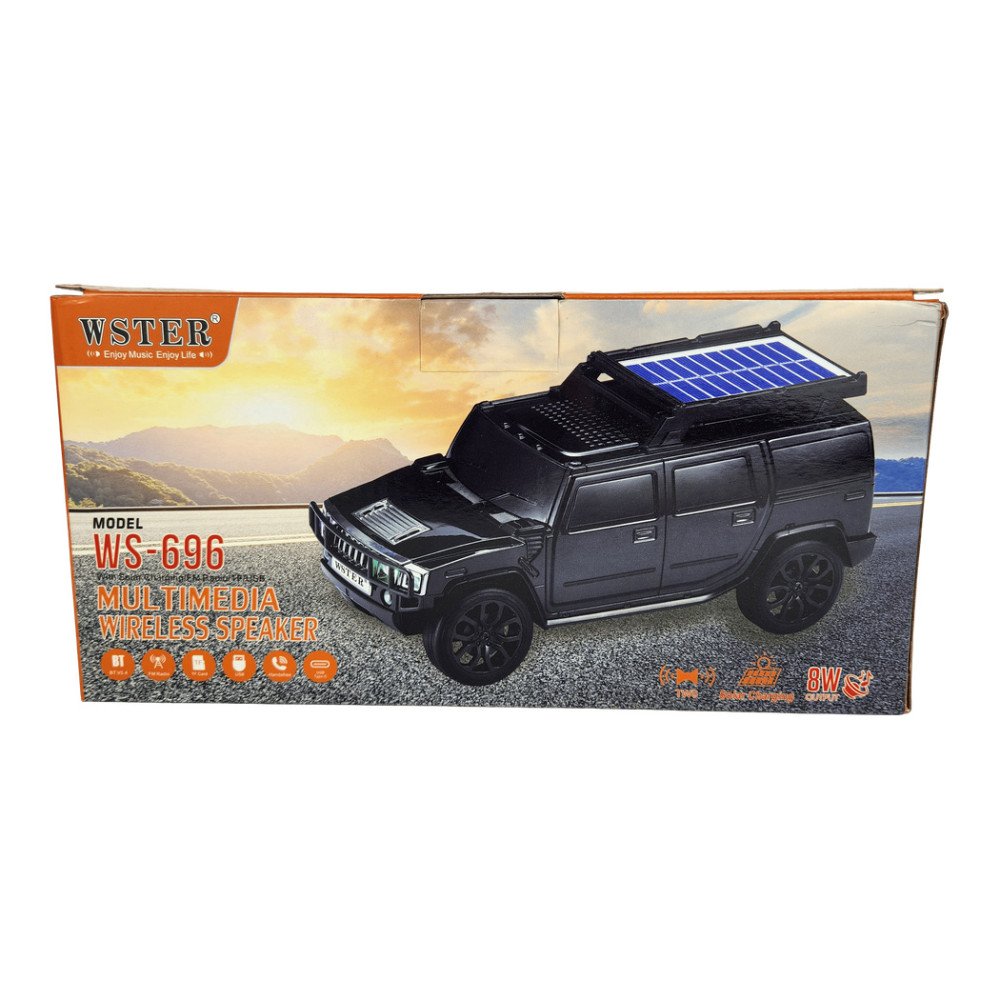 Wster Araba Figürlü Kablosuz Hoparlör 8W WS-696