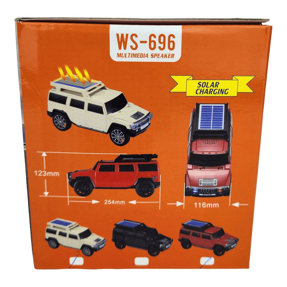 Wster Araba Figürlü Kablosuz Hoparlör 8W WS-696