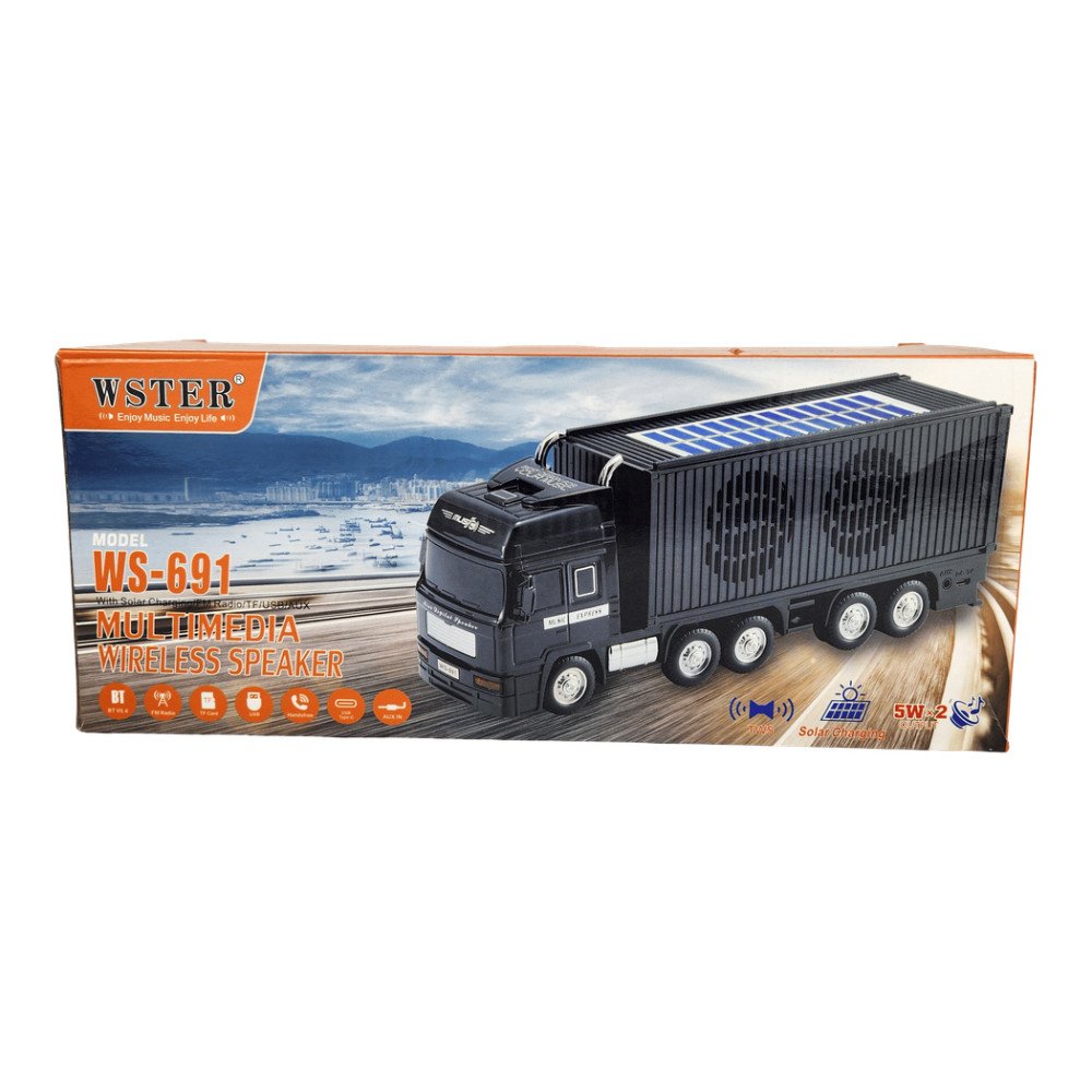 Wster Tır Figürlü Kablosuz Hoparlör 10W WS-691