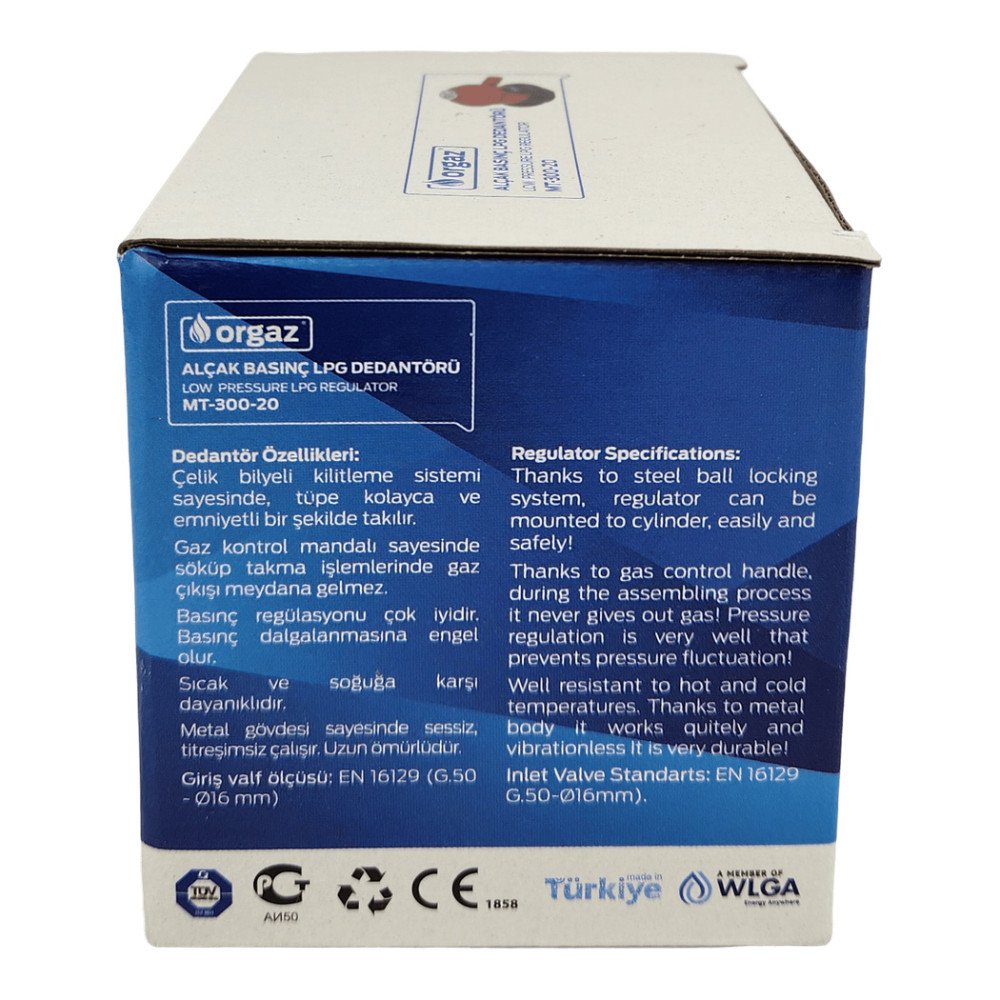 Orgaz MT-300-20 Dedantör 10’luk