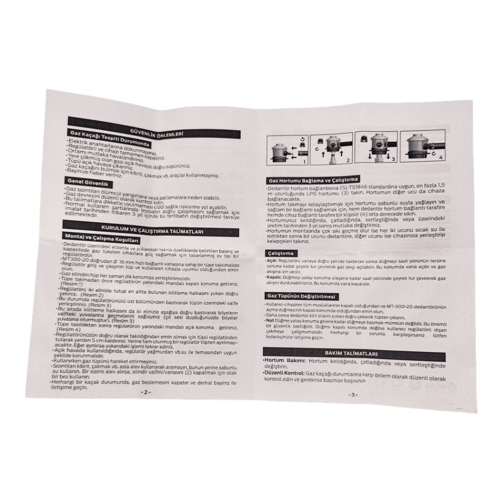 Orgaz MT-300-20 Dedantör 10’luk