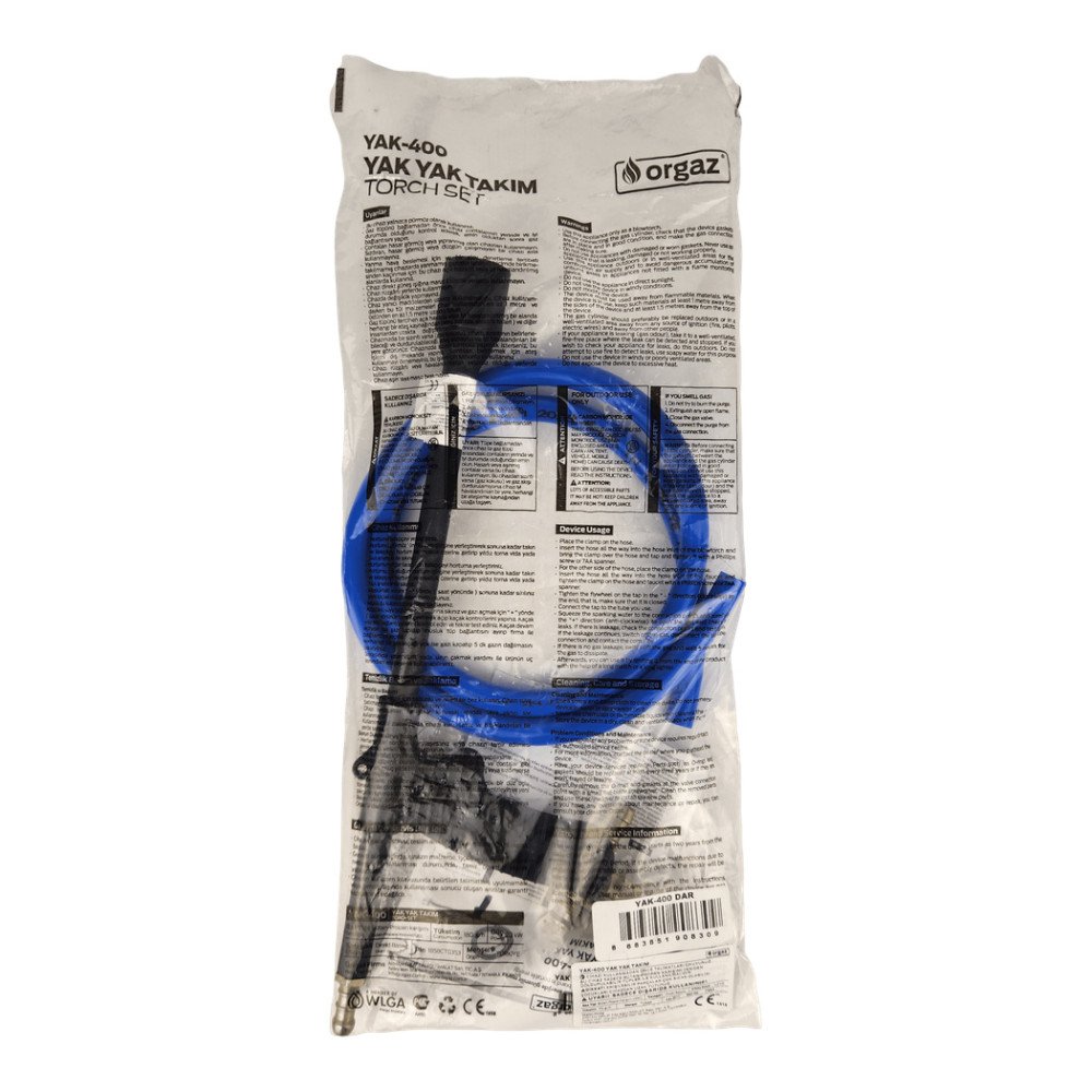 Orgaz YAK-400 Dar Yak Yak Takımı