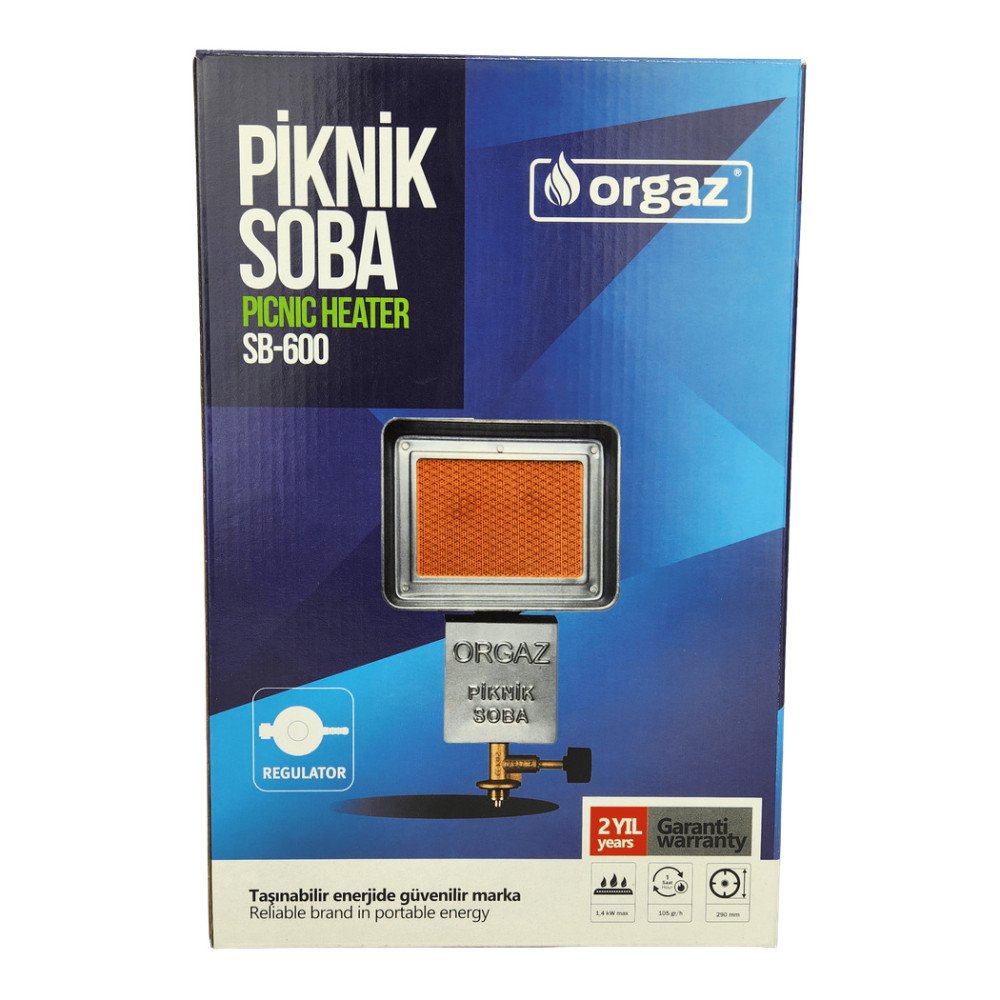 Orgaz Dedantörlü Kamp Ocağı Geniş SB600