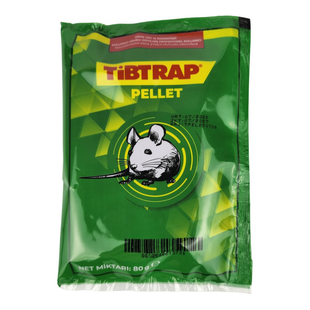 TibTrap Pellet Fare Yemi 80 gr x 24 Paket