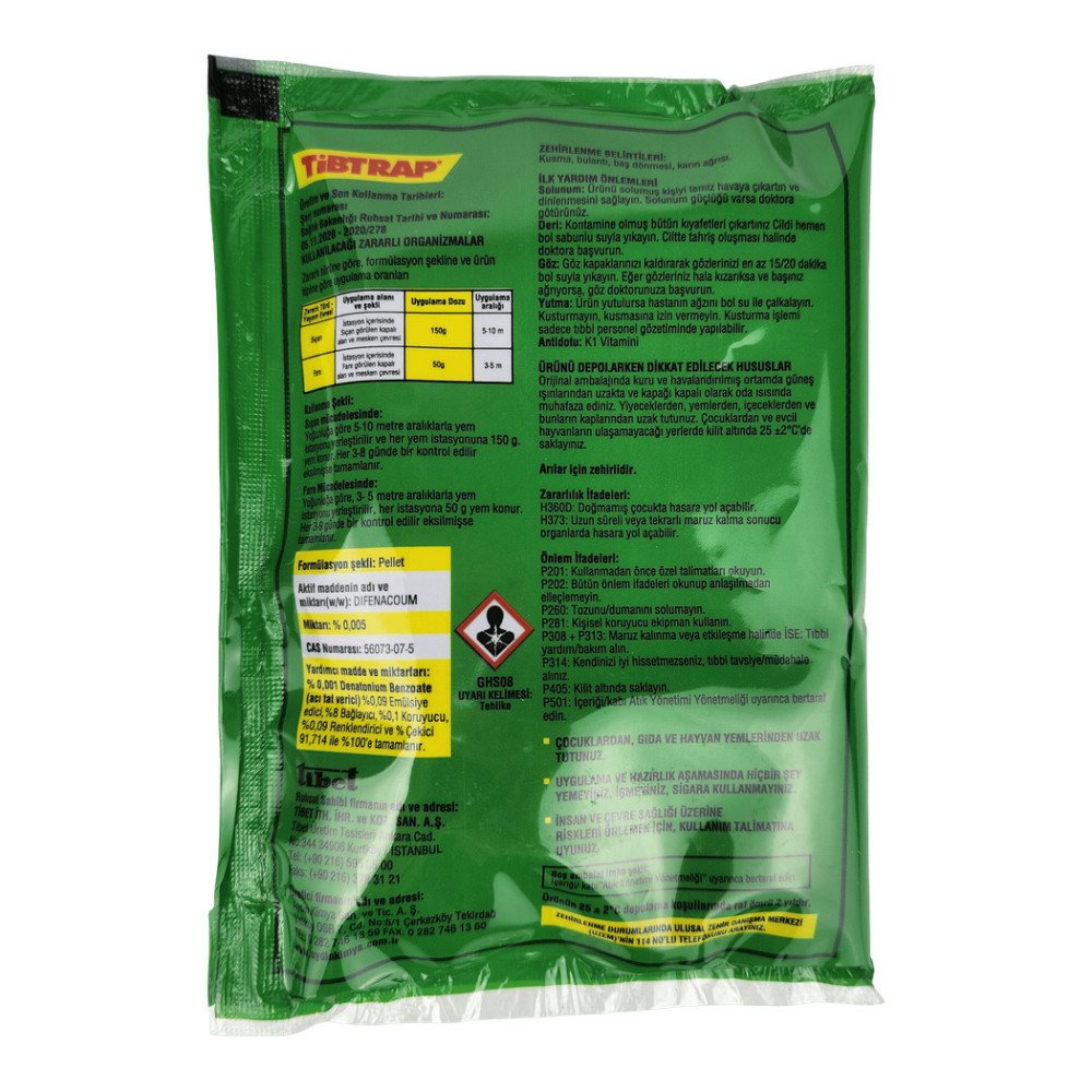 TibTrap Pellet Fare Yemi 80 gr x 24 Paket