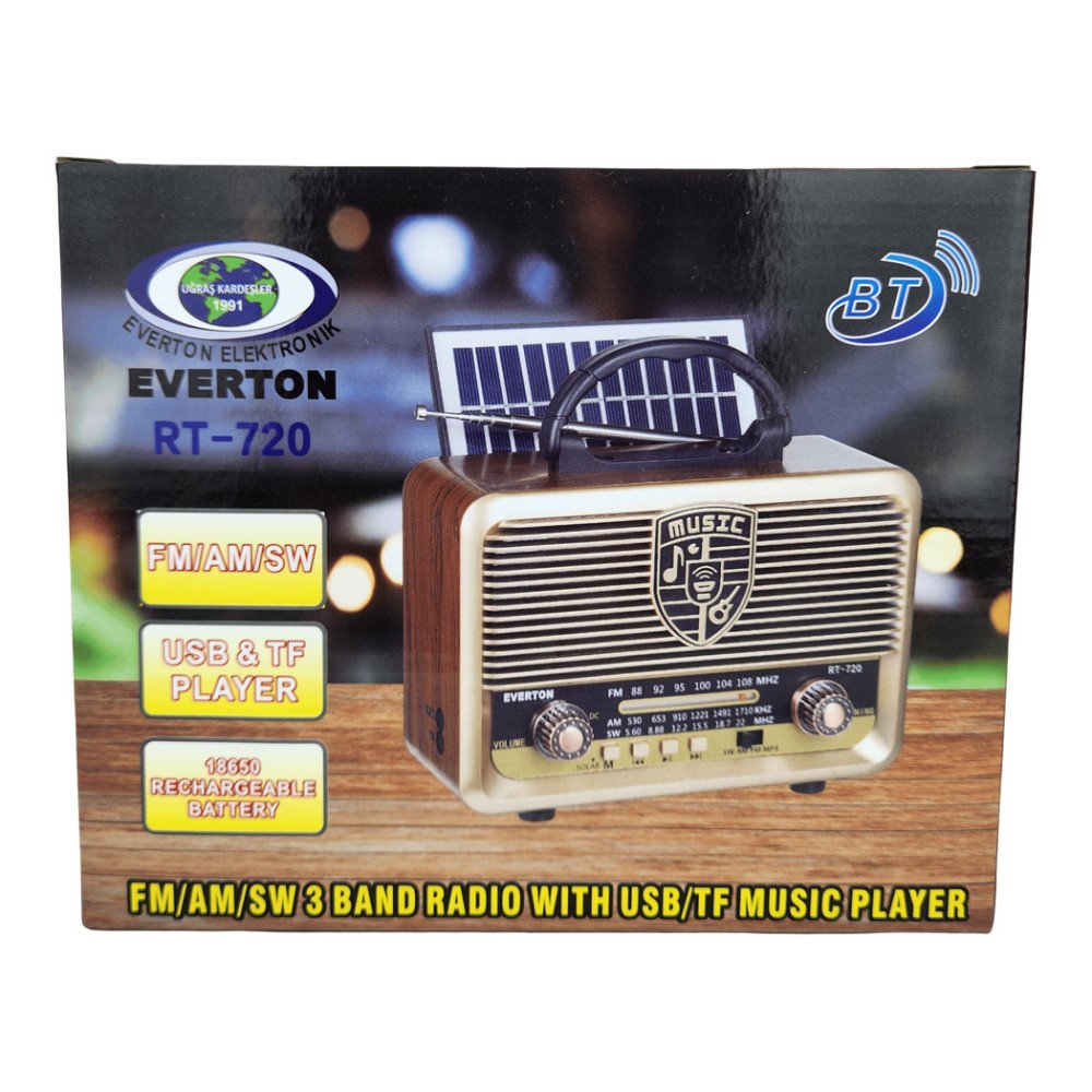Everton RT-720 Çok Fonksiyonlu Radyo