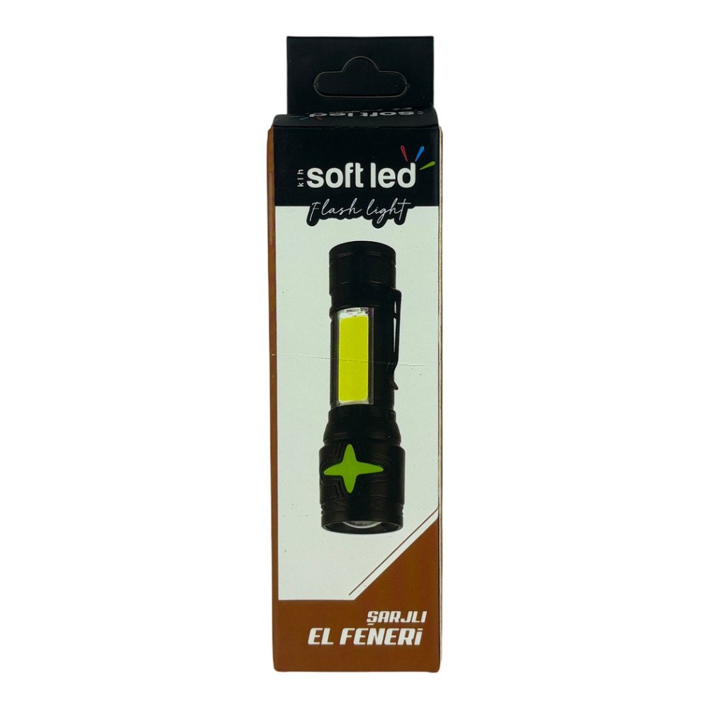 K-7118 Soft LED Şarjlı El Feneri