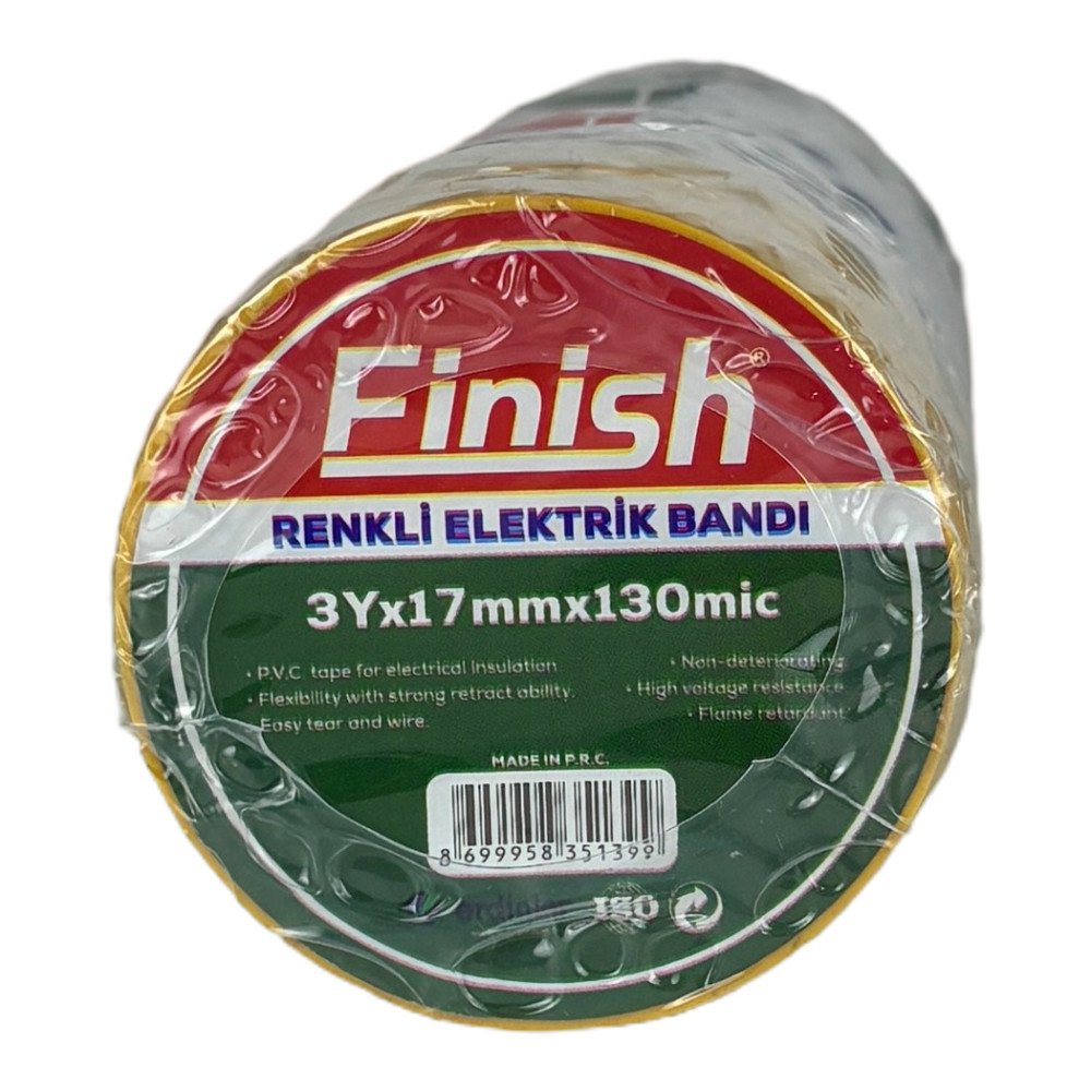 Renkli Elektrik Bandı 10 Adet