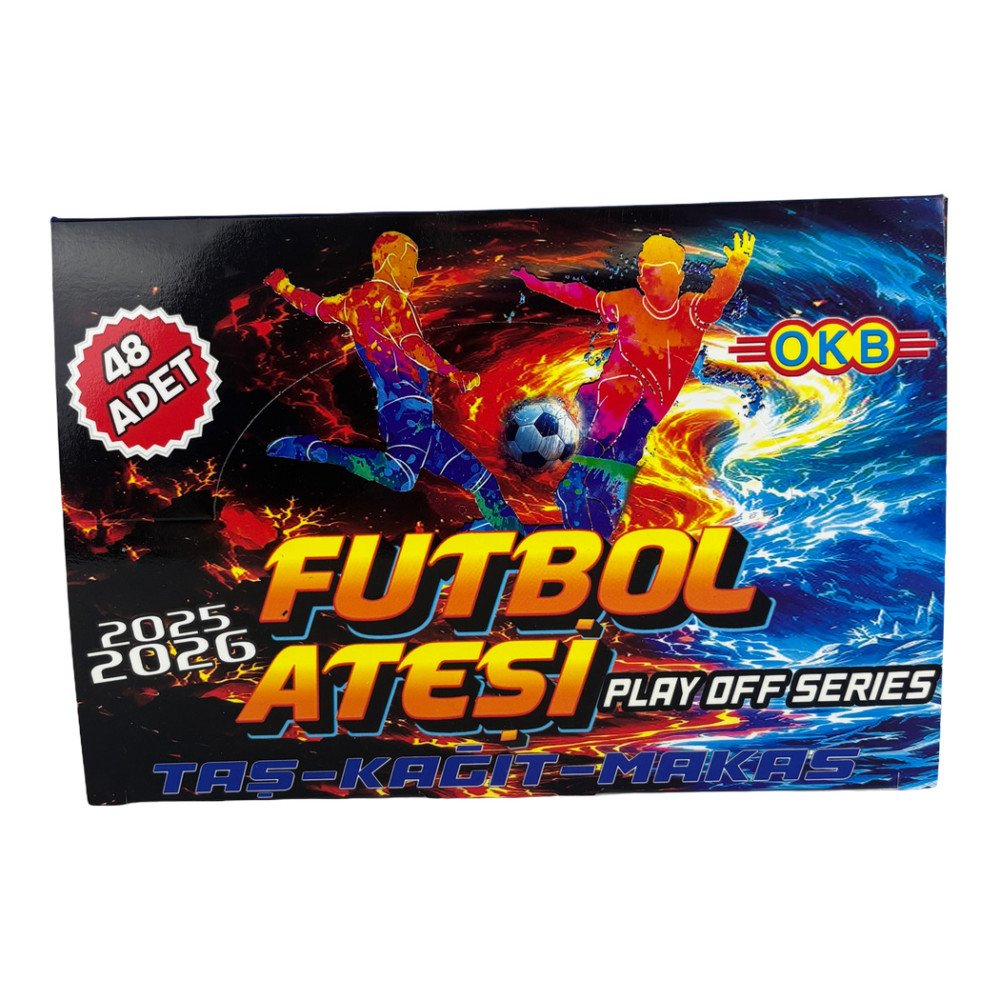 Sporcu Kartı Futbol Ateşi Taş Kağıt Makas 48’li