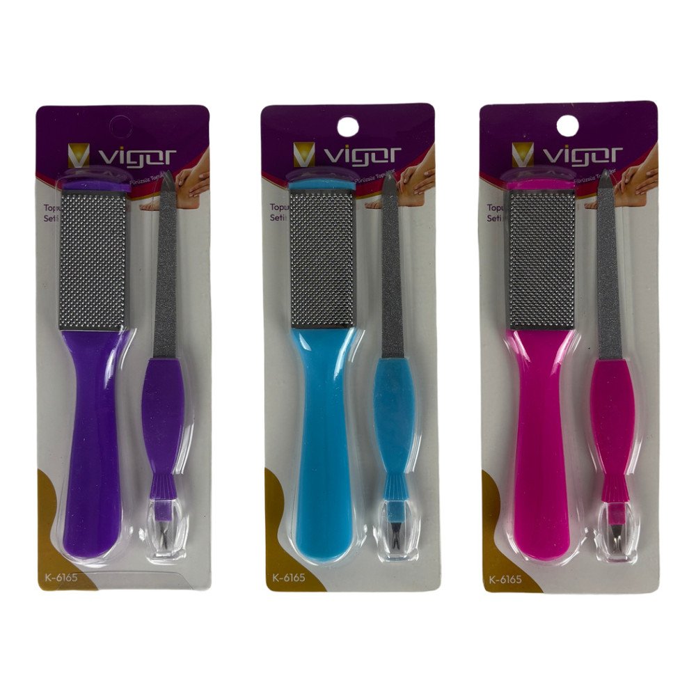 Vigor K-6165 Topuk Bakım Seti 12 Adet