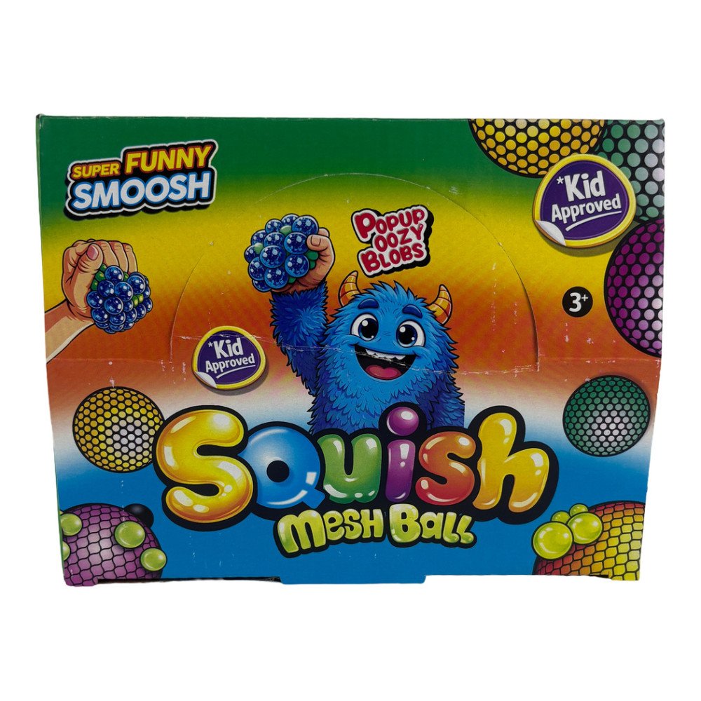 Squish Mesh Ball Simli Beyin Stres Topu 12 Adet