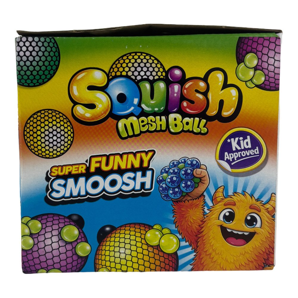 Squish Mesh Ball Simli Beyin Stres Topu 12 Adet