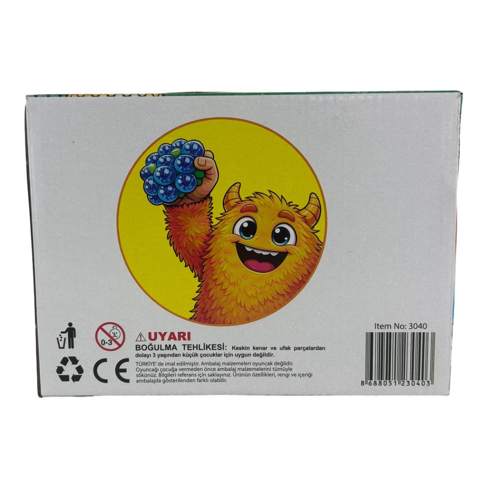 Squish Mesh Ball Simli Beyin Stres Topu 12 Adet