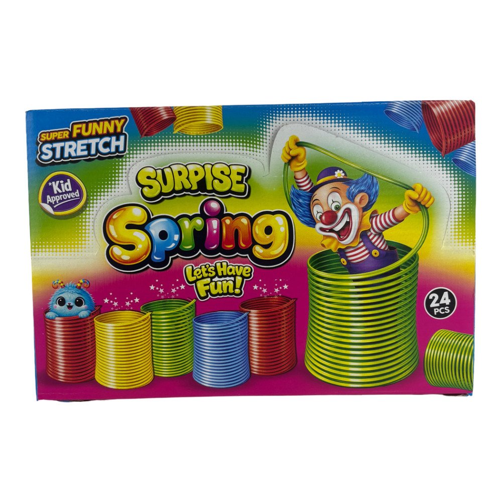 Surprise Spring Renkli Mini Stres Yayı 12 Adet