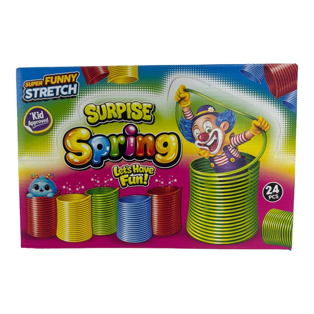 Surprise Spring Renkli Mini Stres Yayı 12 Adet