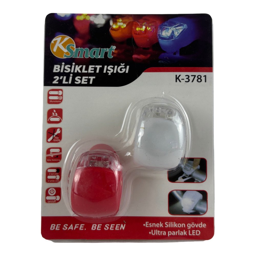 K-3781 İki Renkli Bisiklet Lambası