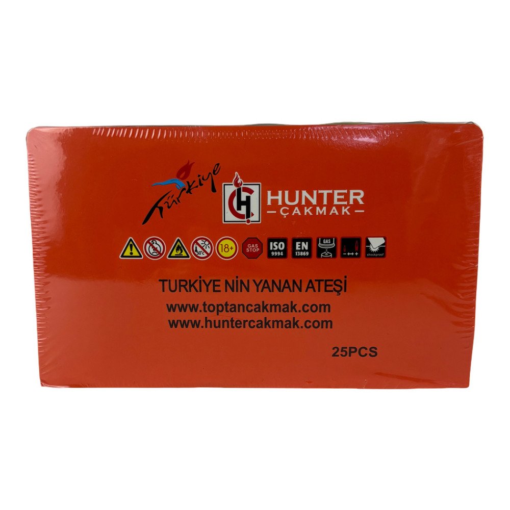 Hunter 32-54 İskambil Jet Çakmak 25’li