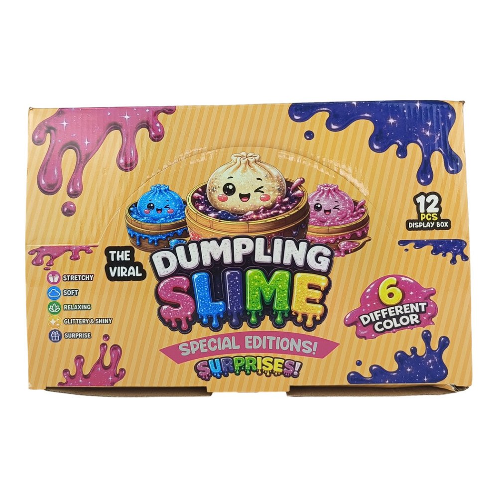Dumpling Simli Slime 12 Adet