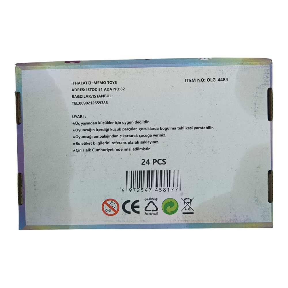 Venting Toys Işıklı Kromi 24 Adet