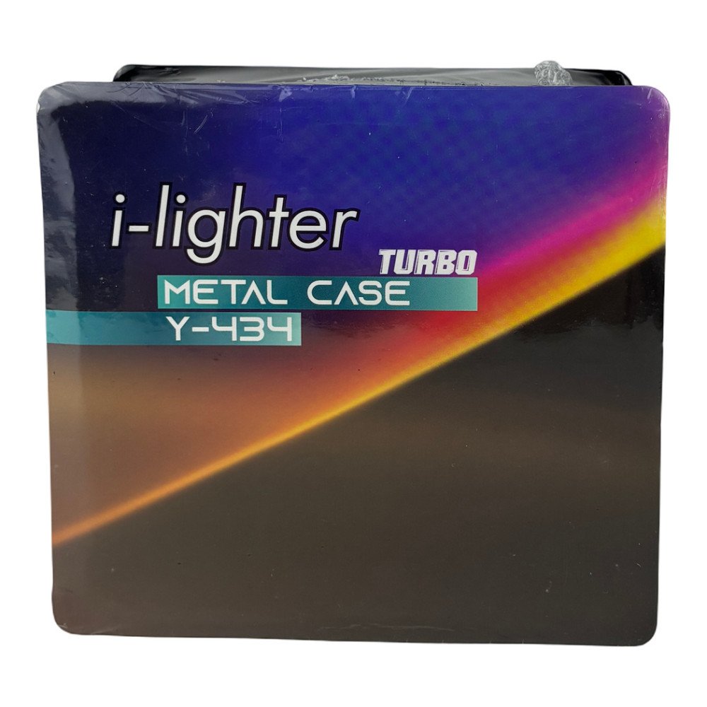 İ-Lighter Y-434 Metal Kasa Turbo Çakmak 24'lü