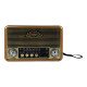 NNS NS-6675BT Fenerli Şarjlı Nostaljik Bluetooth Radyo