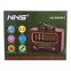 NNS NS-6636BT Ahşap Retro Bluetooth Radyo ve Hoparlör FM/SW