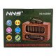 NNS NS-6636BT Ahşap Retro Bluetooth Radyo ve Hoparlör FM/SW