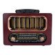 NNS NS-6636BT Ahşap Retro Bluetooth Radyo ve Hoparlör FM/SW