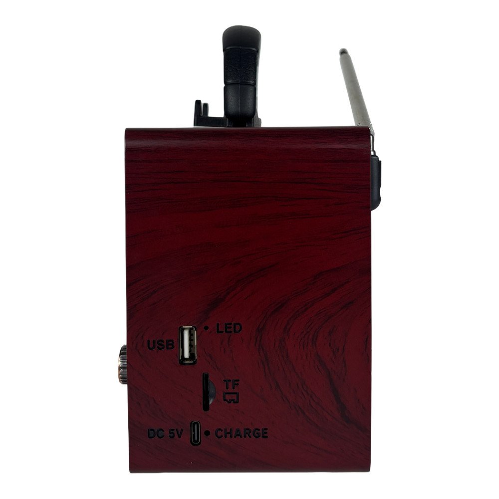 NNS NS-6636BT Ahşap Retro Bluetooth Radyo ve Hoparlör FM/SW