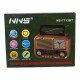 NNS NS-7113BT Bluetooth Hoparlörlü FM/AM/SW Radyo ve Analog Saat
