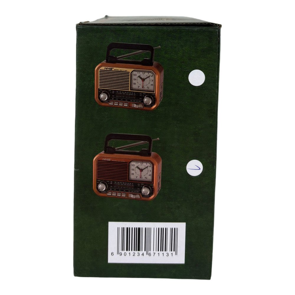 NNS NS-7113BT Bluetooth Hoparlörlü FM/AM/SW Radyo ve Analog Saat