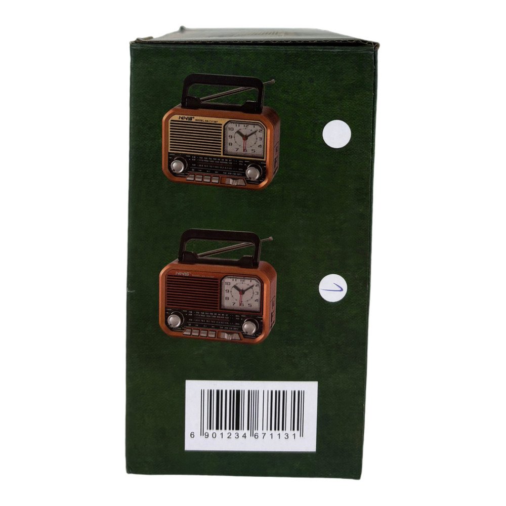 NNS NS-7113BT Bluetooth Hoparlörlü FM/AM/SW Radyo ve Analog Saat