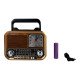 NNS NS-7113BT Bluetooth Hoparlörlü FM/AM/SW Radyo ve Analog Saat
