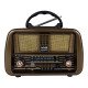 NNS NS-8068BT Şarjlı Nostaljik Bluetooth Radyo, TWS ve MP3 Çalar