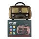 NNS NS-8068BT Şarjlı Nostaljik Bluetooth Radyo, TWS ve MP3 Çalar