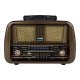 NNS NS-8068BT Şarjlı Nostaljik Bluetooth Radyo, TWS ve MP3 Çalar