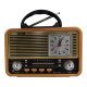 NNS NS-8898BT Analog Saatli Retro Bluetooth Radyo ve USB/TF Müzik Çalar