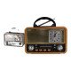 NNS NS-8898BT Analog Saatli Retro Bluetooth Radyo ve USB/TF Müzik Çalar